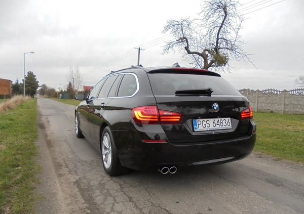 BMW Seria 5 cena 72999 przebieg: 186052, rok produkcji 2016 z Gostyń małe 781